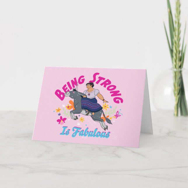 Encanto | Luisa - Being Strong Is Fabulous Card (Front)