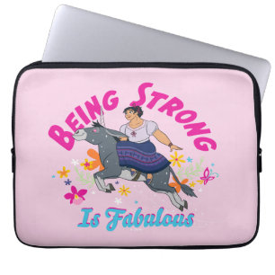 Encanto   Luisa - Being Strong Is Fabulous Laptop Sleeve