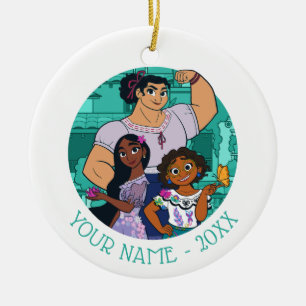 Encanto Luisa, Isabela, & Mirabel Ceramic Ornament