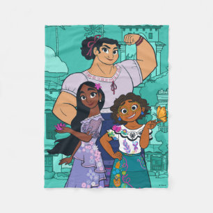 Encanto Luisa, Isabela, & Mirabel Fleece Blanket