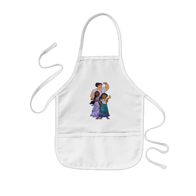 Encanto | Luisa, Isabela, & Mirabel Kids Apron (Front)