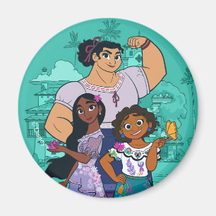 Encanto   Luisa, Isabela, & Mirabel Magnet