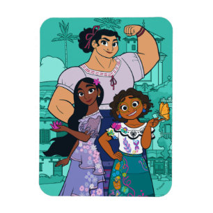 Encanto   Luisa, Isabela, & Mirabel Magnet