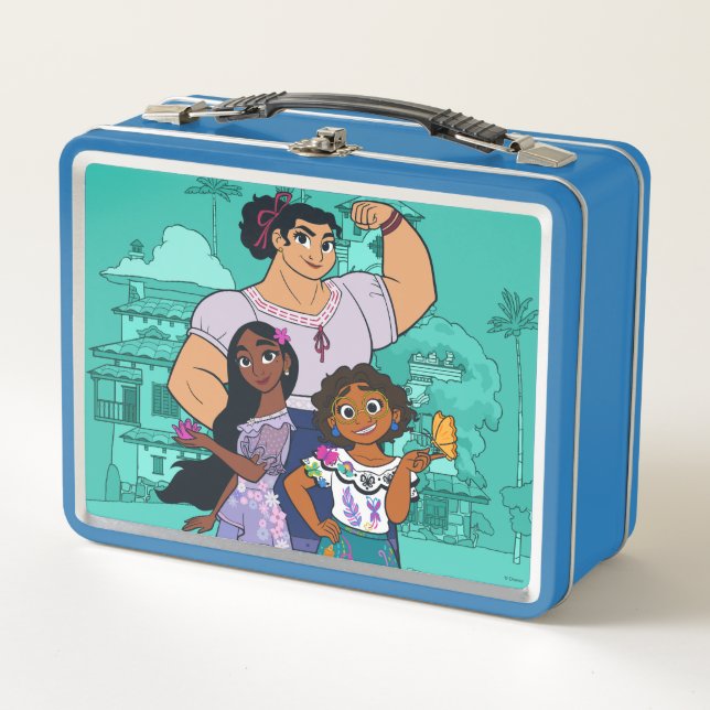 Encanto | Luisa, Isabela, & Mirabel Metal Lunch Box (Front)