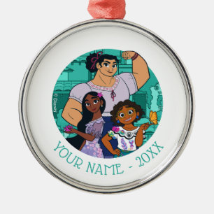 Encanto Luisa, Isabela, & Mirabel Metal Ornament