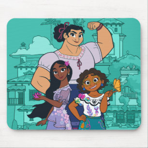 Encanto   Luisa, Isabela, & Mirabel Mouse Pad