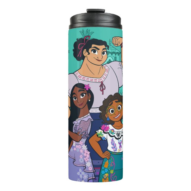 Encanto | Luisa, Isabela, & Mirabel Thermal Tumbler (Front)