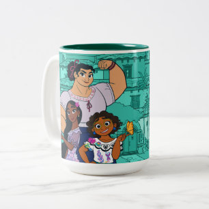 Encanto Luisa, Isabela, & Mirabel Two-Tone Coffee Mug
