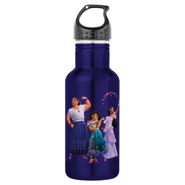 Encanto | Luisa, Mirabel, & Isabela 532 Ml Water Bottle (Front)