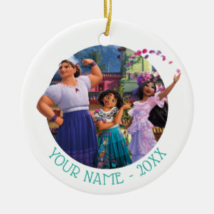 Encanto Luisa, Mirabel, & Isabela Ceramic Ornament