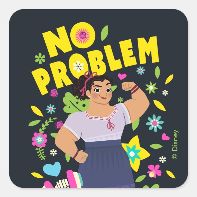 Encanto | Luisa - No Problem Square Sticker (Front)