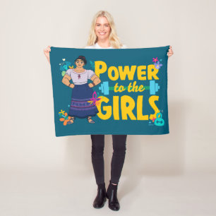 Encanto   Luisa - Power to the Girls Fleece Blanket