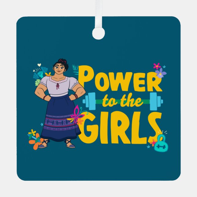 Encanto | Luisa - Power to the Girls Metal Ornament (Front)