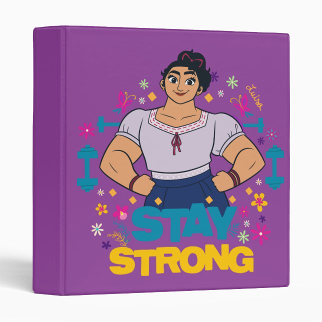 Encanto | Luisa - Stay Strong Binder (Front/Spine)