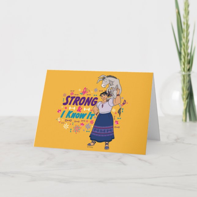 Encanto | Luisa - Strong & I Know It Card (Front)