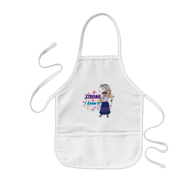 Encanto | Luisa - Strong & I Know It Kids Apron (Front)