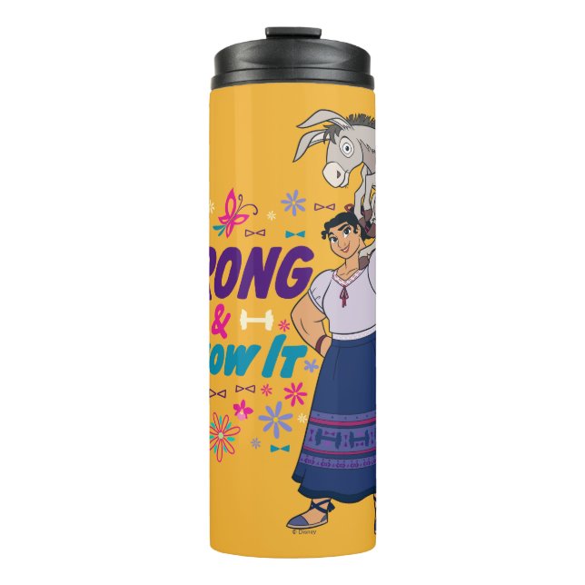 Encanto | Luisa - Strong & I Know It Thermal Tumbler (Front)