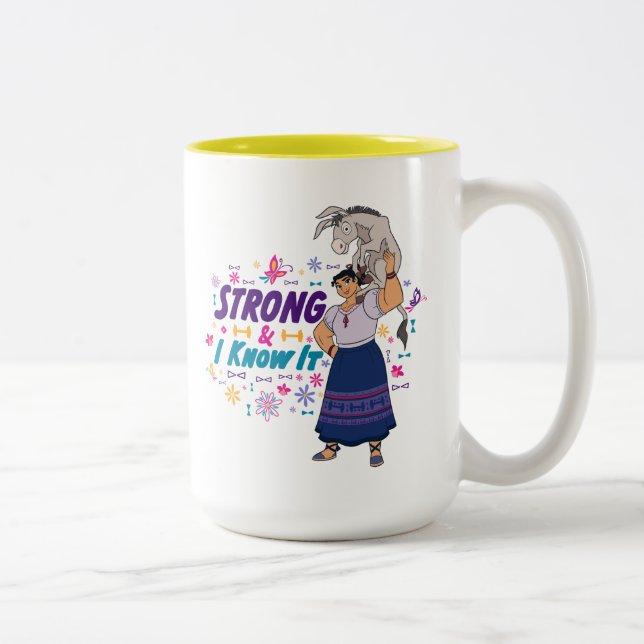 Encanto | Luisa - Strong & I Know It Two-Tone Coffee Mug (Right)