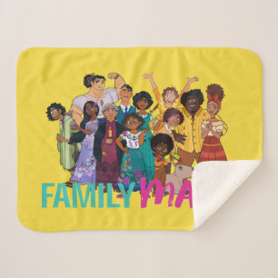 Encanto Madrigal Family - Family Magic Sherpa Blanket