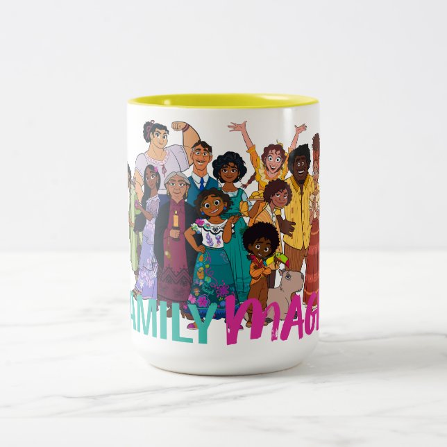 Encanto | Madrigal Family - Family Magic Two-Tone Coffee Mug (Center)