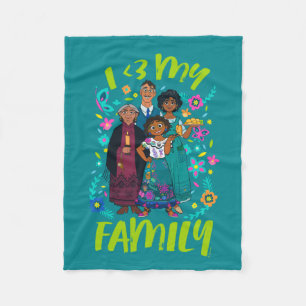 Encanto Madrigal Family - I <3 My Family Fleece Blanket