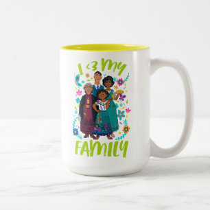 Encanto   Madrigal Family - I <3 My Family Two-Tone Coffee Mug