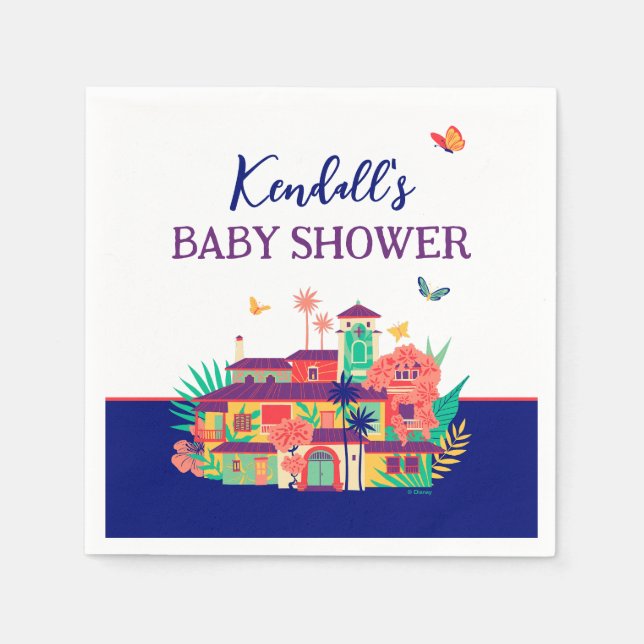 Encanto Magical Casa Madrigal Baby Shower Napkin (Front)
