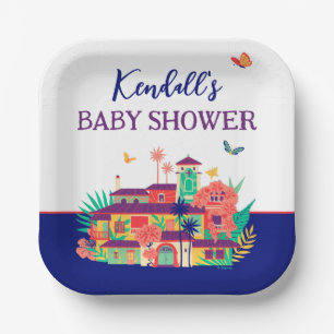 Encanto Magical Casa Madrigal Baby Shower Paper Plate