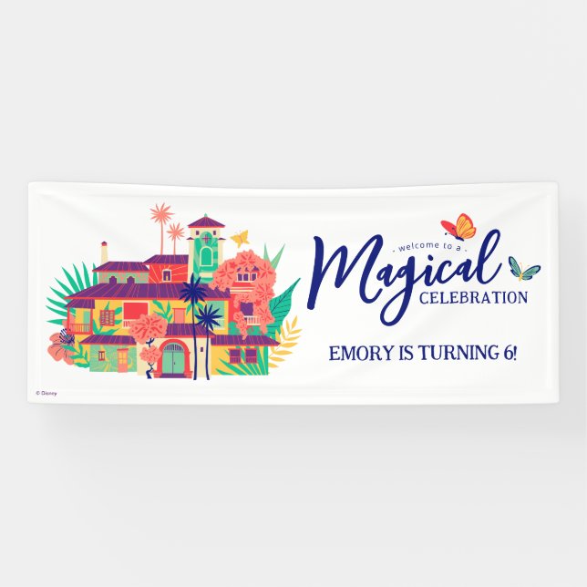 Encanto Magical Casa Madrigal Birthday Banner (Horizontal)