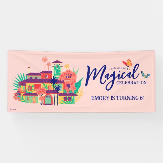 Encanto Magical Casa Madrigal Birthday Banner (Horizontal)