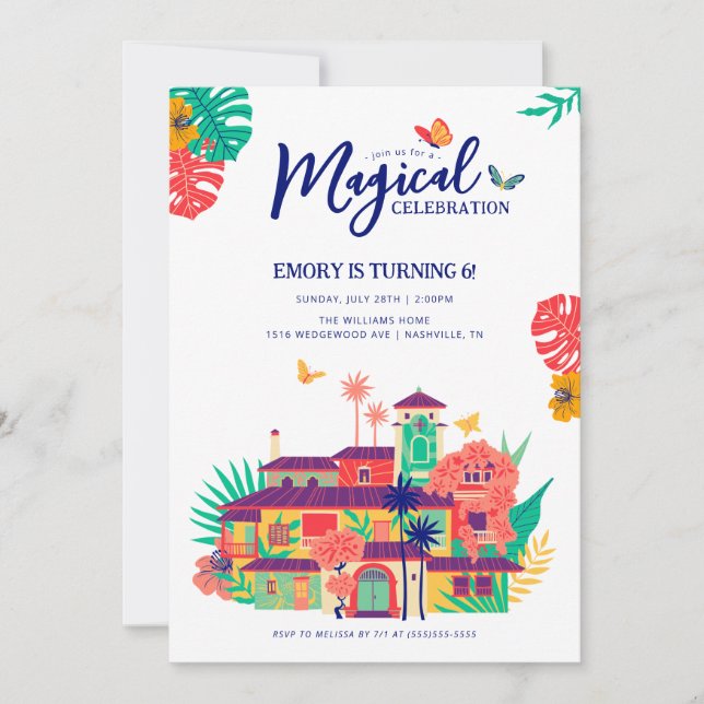 Encanto Magical Casa Madrigal Birthday Invitation (Front)