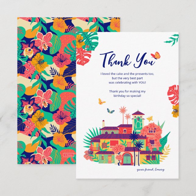 Encanto Magical Casa Madrigal Birthday Thank You Invitation (Front/Back)