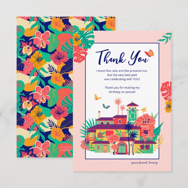 Encanto Magical Casa Madrigal Birthday Thank You Invitation (Front/Back)
