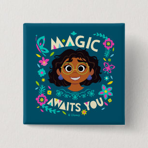 Encanto   Mirabel - Magic Awaits You 2 Inch Square Button