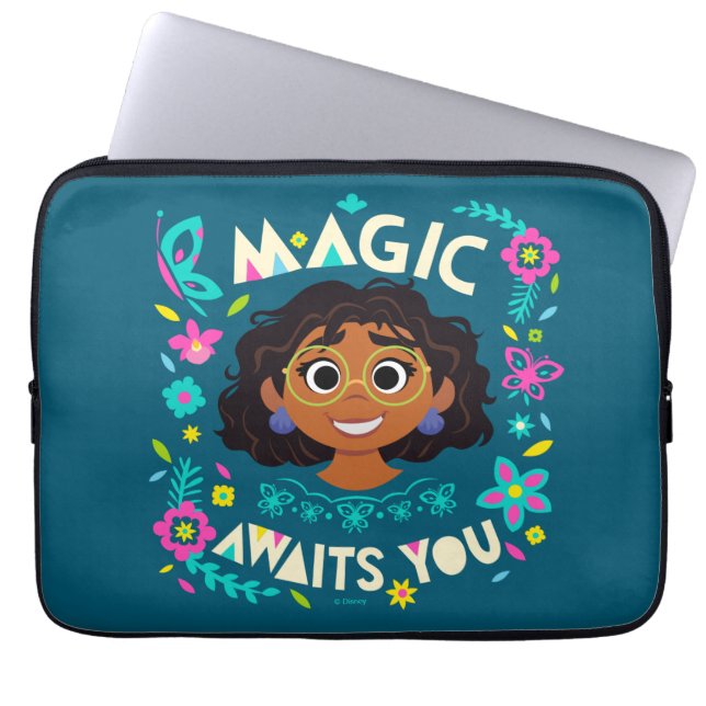 Encanto | Mirabel - Magic Awaits You Laptop Sleeve (Front)