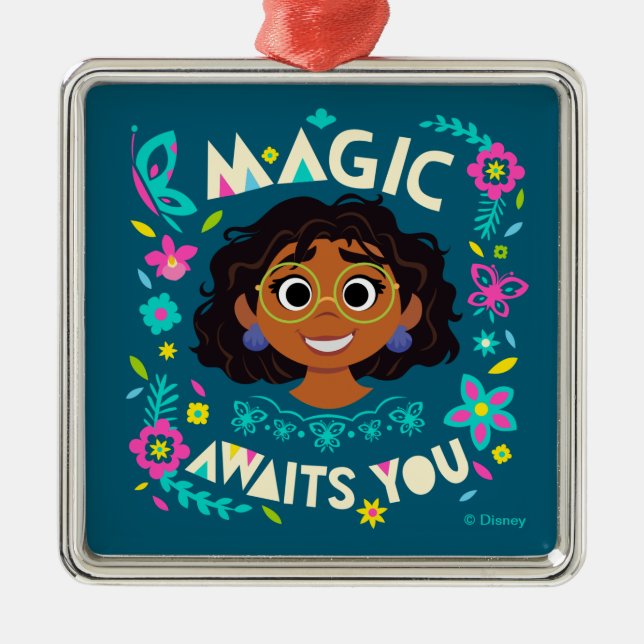 Encanto | Mirabel - Magic Awaits You Metal Ornament (Front)