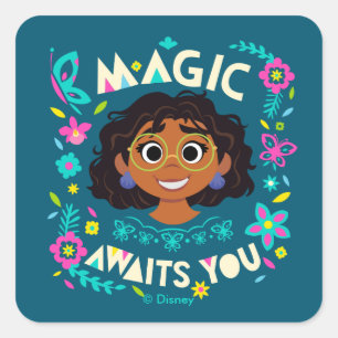 Encanto Mirabel - Magic Awaits You Square Sticker