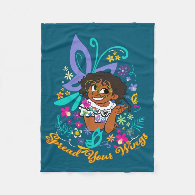 Encanto | Mirabel - Spread Your Wings Fleece Blanket (Front)