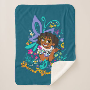 Encanto Mirabel - Spread Your Wings Sherpa Blanket