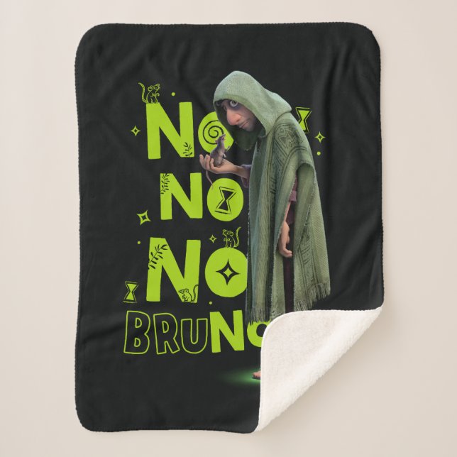 Encanto | No No No Bruno Sherpa Blanket (Front)