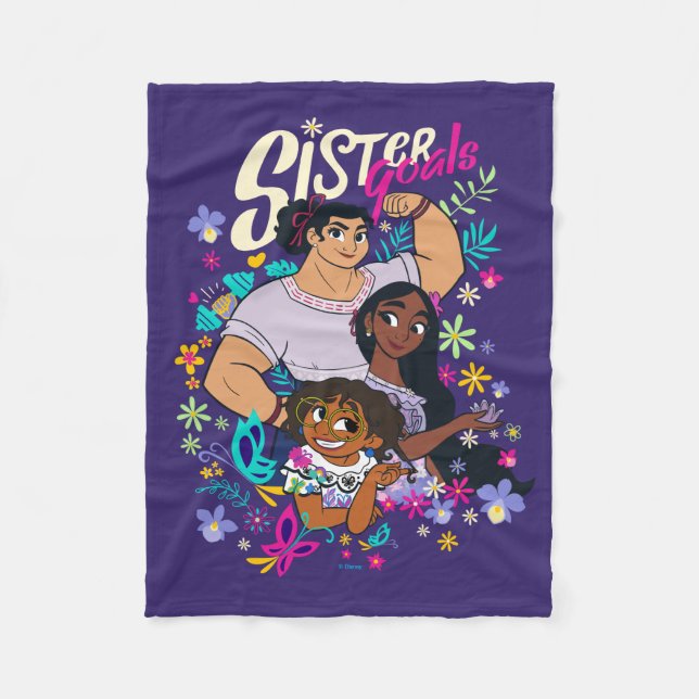 Encanto | Sister Goals Fleece Blanket (Front)