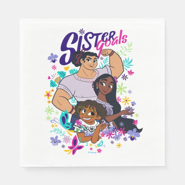 Encanto | Sister Goals Napkin (Front)