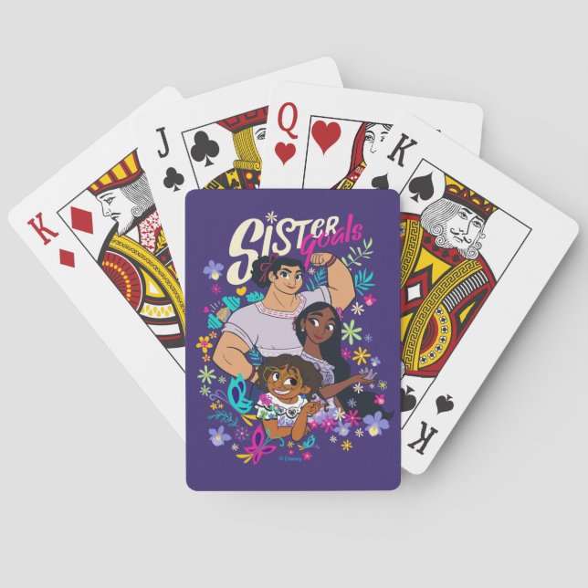 Encanto | Sister Goals Playing Cards (Back)