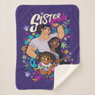 Encanto   Sister Goals Sherpa Blanket