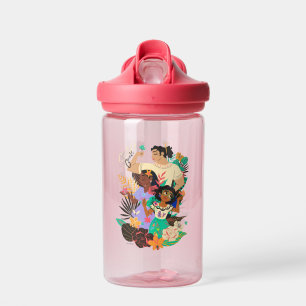 Encanto Sisters   Sister Goals Floral Graphic Water Bottle