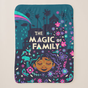 Encanto The Magic of Family Sherpa Blanket
