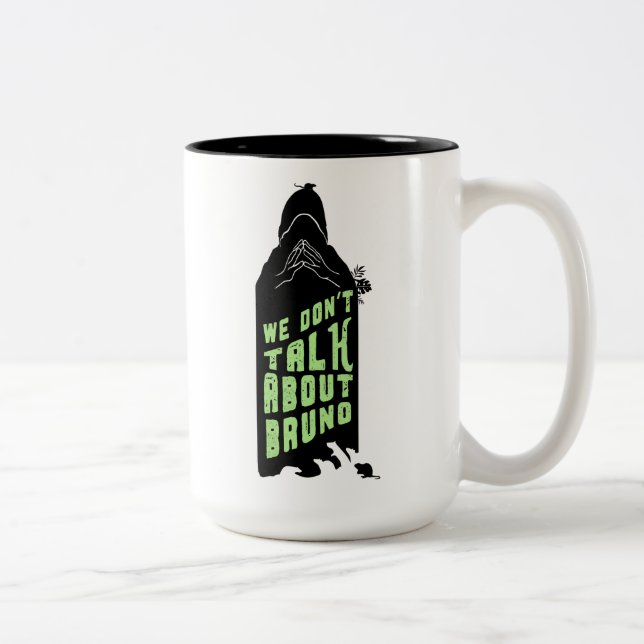 Encanto | "We Don't Talk About Bruno" Silhouette Two-Tone Coffee Mug (Right)