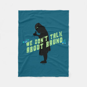 Encanto "We Don't Talk About Bruno" Typography Fleece Blanket