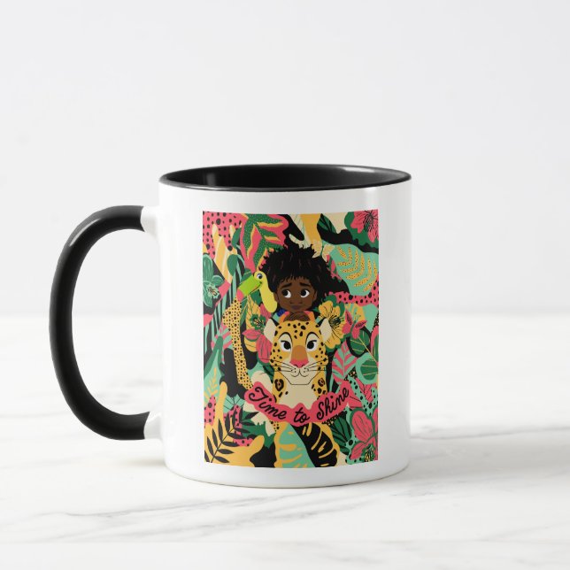 Encanto's Antonio Floral Graphic - Time to Shine Mug (Left)
