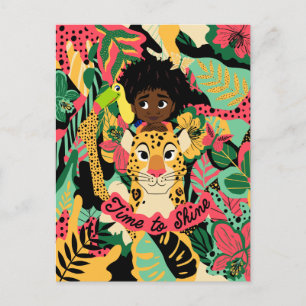 Encanto's Antonio Floral Graphic - Time to Shine Postcard